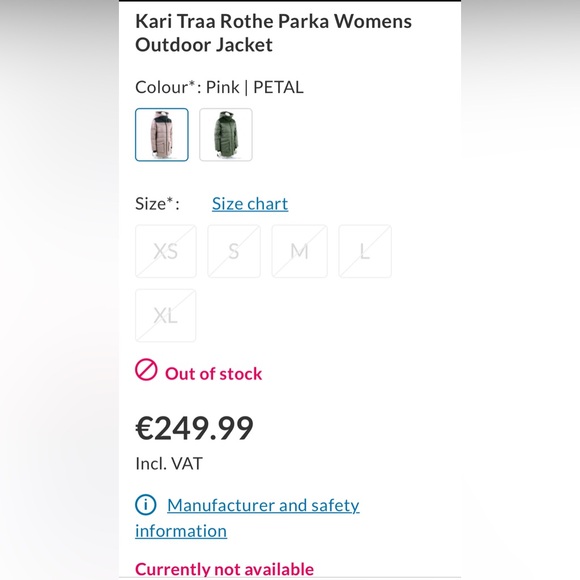 Rare!💝Kari Traa Sold Out Ltd Ed Ski Parka~Petal Pink&Black🎀Last one!🥰 - Picture 12 of 16